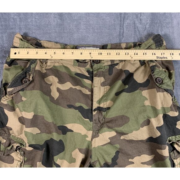 PJ Mark I-FE Apparel Pants Mens 38x32 Green Camo Cargo Military (Fits 36x29) - Picture 7 of 8